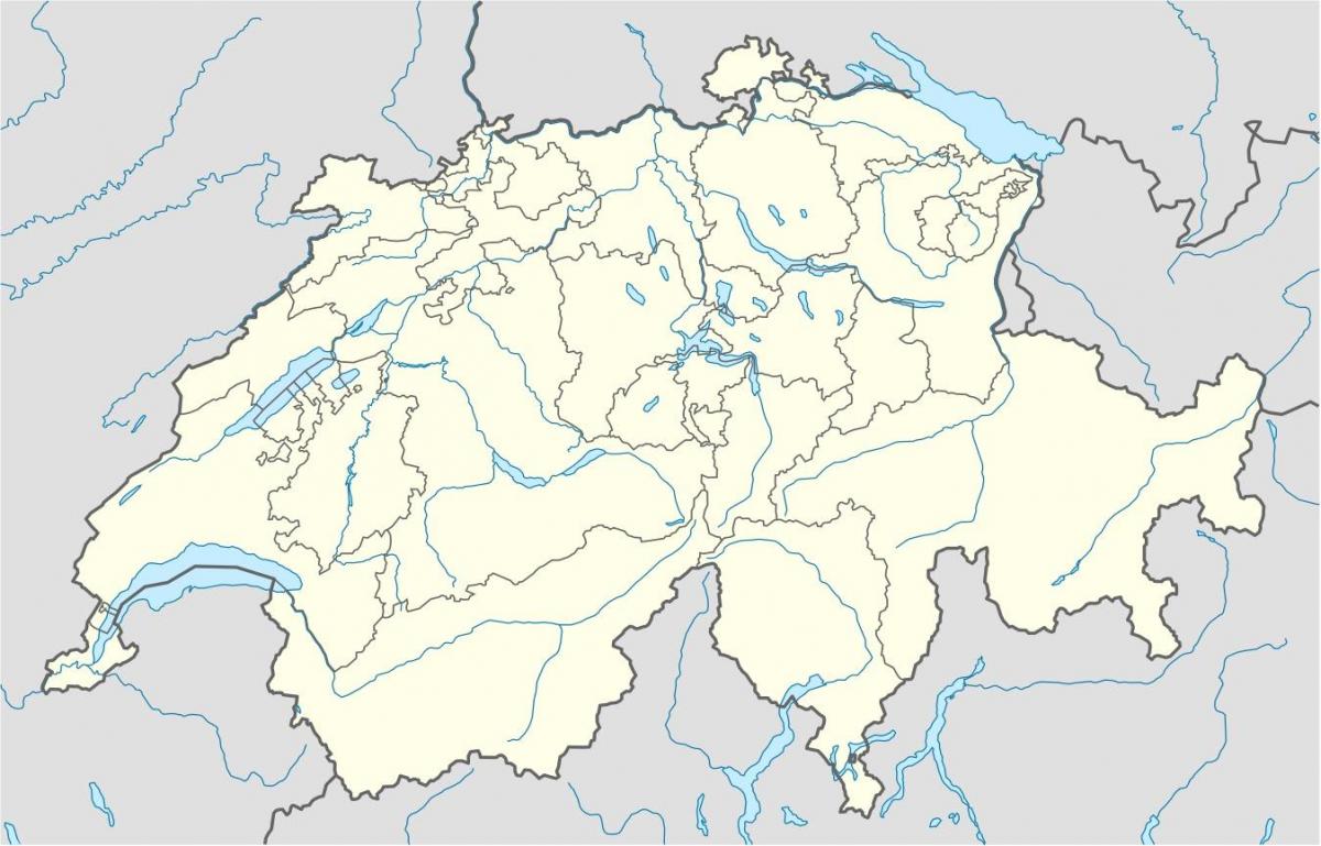 karte šveice kartes vektoru