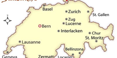 Kartes šveice, chur
