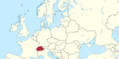 Pasaules karte ar šveici izcelts